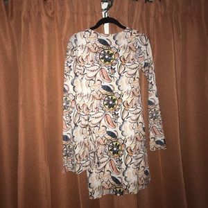 Zara backless mini dress